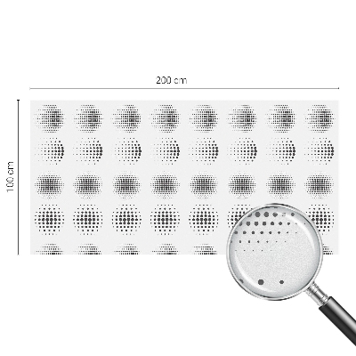 Dekorativna folija za staklo Točkasti krugovi