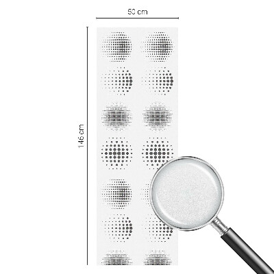 Dekorativna folija za staklo Točkasti krugovi