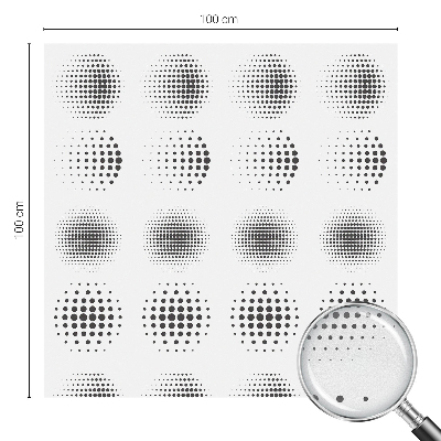 Dekorativna folija za staklo Točkasti krugovi