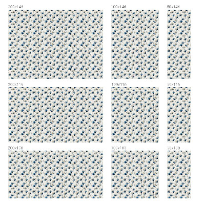 Folija za zaštitu od pogleda Plavo cvijeće