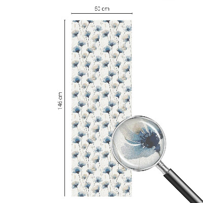 Folija za zaštitu od pogleda Plavo cvijeće