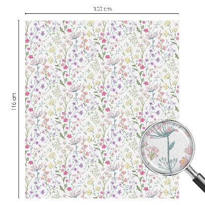 Folija za prozore zaštita od pogleda Cvjetna livada