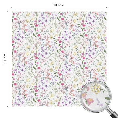 Folija za prozore zaštita od pogleda Cvjetna livada