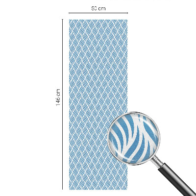 Dekorativna folija za staklo Plavi valovi