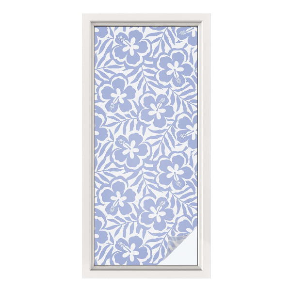 Folija za prozore zaštita od pogleda Cvjetovi hibiskusa