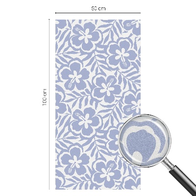 Folija za prozore zaštita od pogleda Cvjetovi hibiskusa