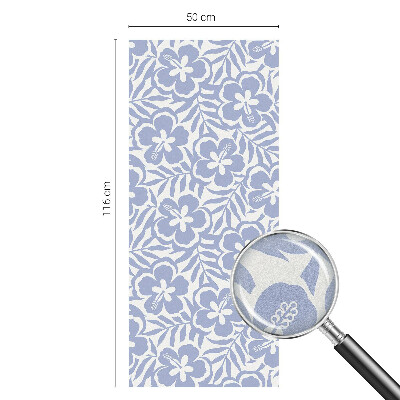 Folija za prozore zaštita od pogleda Cvjetovi hibiskusa