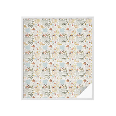 Mliječna folija za staklo vitraj Idilično selo