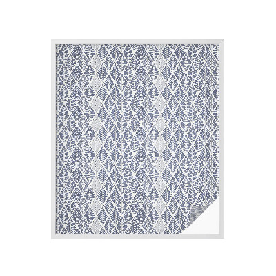 Mliječna folija za staklo vitraj Uzorkovano lišće