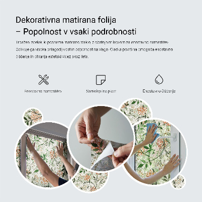 Folija za zaštitu od pogleda Cvjetni uzorak