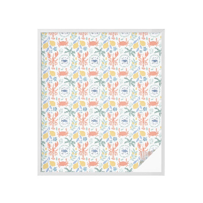 Samoljepljiva folija za staklo vitraj Nautički motivi