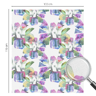 Folija za prozore zaštita od pogleda Šarena apstrakcija