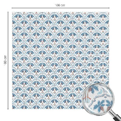 Dekorativna folija za staklo Plave palme