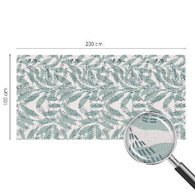 Dekorativna folija za staklo Zeleno lišće