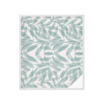 Dekorativna folija za staklo Zeleno lišće