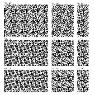 Mliječna folija za staklo vitraj Geometrijsko lišće