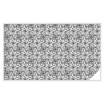 Mliječna folija za staklo vitraj Geometrijsko lišće