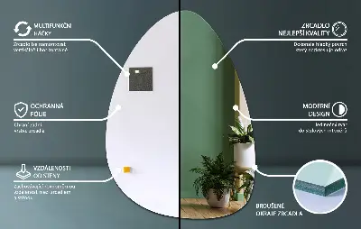 Asimetrično ogledalo organskog oblika
