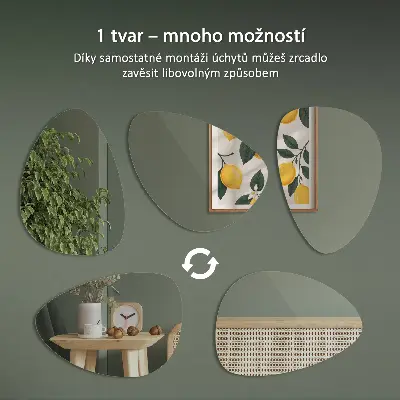 Asimetrično ogledalo organskog oblika
