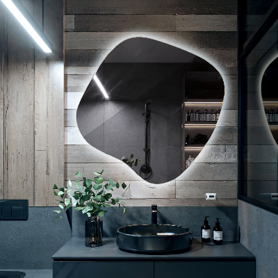 LED ogledalo nepravilnog oblika moderan dodatak