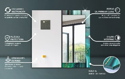 Ukrasno ogledalo Apstraktni geometrijski oblici