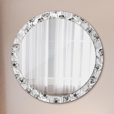 Ogledalo za kupaonu Cvjetovi Maka