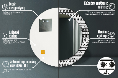 Ogledalo za kupaonu Boho Minimalistički