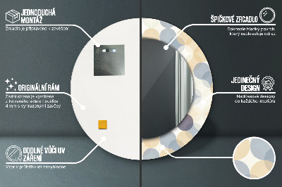 Ogledalo za kupaonu Geometrijski Krugovi