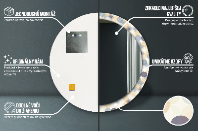 Ogledalo za kupaonu Geometrijski Krugovi