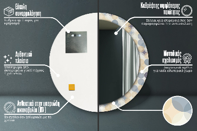 Ogledalo za kupaonu Geometrijski Krugovi