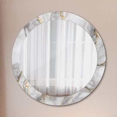 Kupaonsko ogledalo Mramor Od Bijelog Zlata