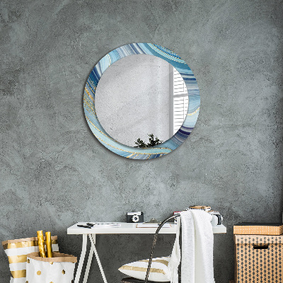Kupaonsko ogledalo Plavi Mramor
