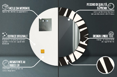 Ogledalo za kupaonu Geometrijska Apstrakcija