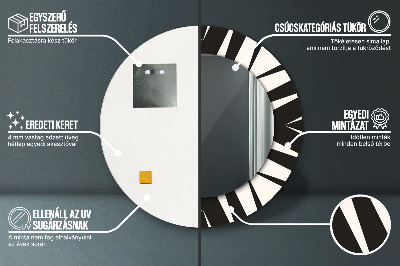 Ogledalo za kupaonu Geometrijska Apstrakcija