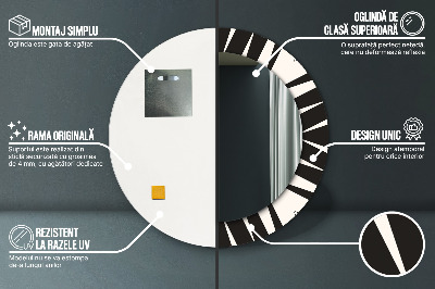 Ogledalo za kupaonu Geometrijska Apstrakcija