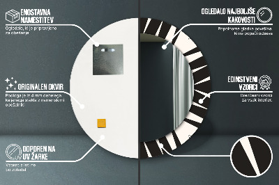 Ogledalo za kupaonu Geometrijska Apstrakcija