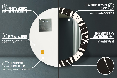 Ogledalo za kupaonu Geometrijska Apstrakcija