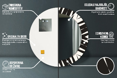 Ogledalo za kupaonu Geometrijska Apstrakcija