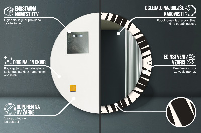 Ogledalo za kupaonu Geometrijska Apstrakcija