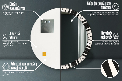 Ogledalo za kupaonu Geometrijska Apstrakcija