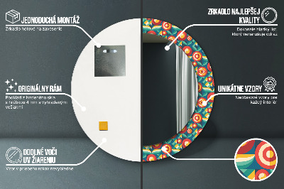 Kupaonsko ogledalo Geometrijski Plodovi I Listovi