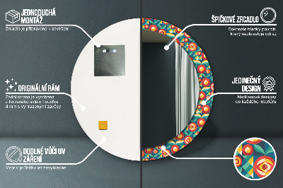 Kupaonsko ogledalo Geometrijski Plodovi I Listovi