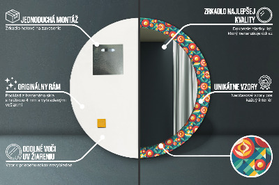 Kupaonsko ogledalo Geometrijski Plodovi I Listovi