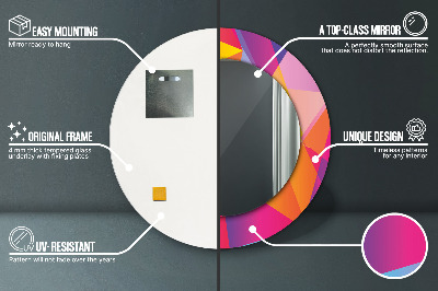 Ogledalo za kupaonu Geometrijski Sastav
