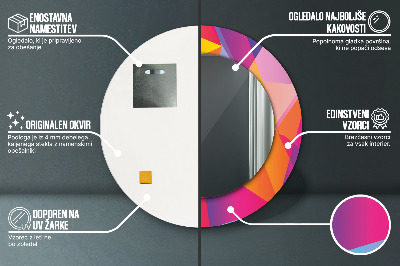 Ogledalo za kupaonu Geometrijski Sastav