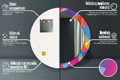 Ogledalo za kupaonu Geometrijski Sastav