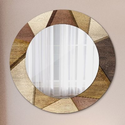 Ogledalo za kupaonu Geometrijsko 3d Drvo