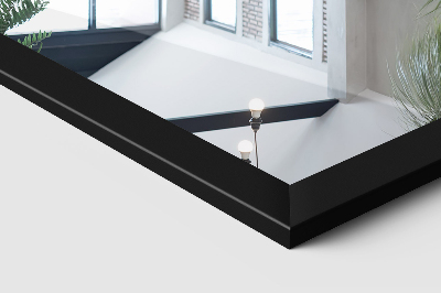 Podno ogledalo u crnom okviru 36x156 cm