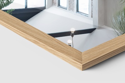 Podno ogledalo u hrastovom okviru 36x156 cm