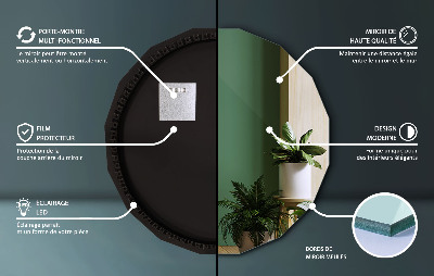 Geometrijsko ogledalo s LED osvjetljenjem